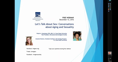 Lets Talk About Sex - Conversations About Aging and Sexuality