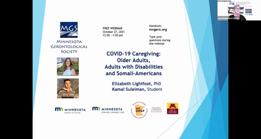 COVID-19 Caregiving: Older Adults, Adults with Disabilities, Somali-Americans