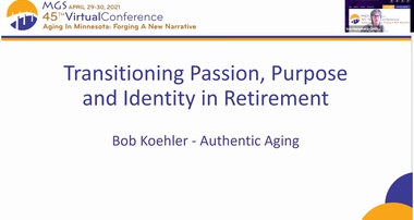 Concurrent Session – 2C: Transitioning in Retirement