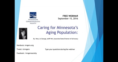 Caring for Minnesota's Aging Population