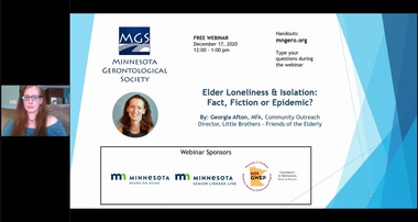 Elder Loneliness & Isolation: Fact, Fiction or Epidemic?