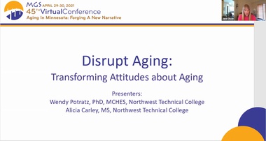 Concurrent Session – 2D: Disrupt Aging