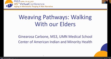 Concurrent Session – 3A: Weaving Pathways: Walking with Our Elders