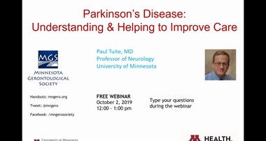 Parkinsons Disease - Improving Care