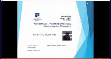 Polypharmacy - Preventing Unnecessary Medications for Older Adults