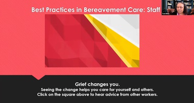 Concurrent Session – 1B: Best Practices in Bereavement Care: Find a Reason to Go
